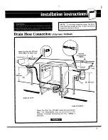 Предварительный просмотр 9 страницы Whirlpool Undercounter Dishwasher Installation Instructions Manual