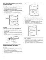 Preview for 8 page of Whirlpool UTX5536AAB0 Installation Instructions And Use & Care Manual