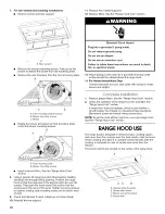 Preview for 10 page of Whirlpool UTX5536AAB0 Installation Instructions And Use & Care Manual