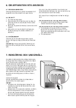 Предварительный просмотр 72 страницы Whirlpool UW8 F1C WB NF Instructions For Use Manual