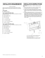 Preview for 3 page of Whirlpool UXB0600DYS Installation Instructions Manual