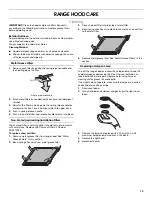 Preview for 13 page of Whirlpool UXI6536BS Installation Instructions And Use And Care Manual