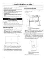 Preview for 8 page of Whirlpool UXL5430BSS0 Use & Care Manual