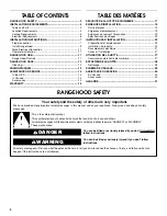 Preview for 2 page of Whirlpool  UXL6036YSS Installation Instructions And Use And Care Manual