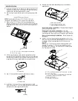 Preview for 9 page of Whirlpool  UXL6036YSS Installation Instructions And Use And Care Manual