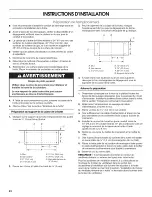 Предварительный просмотр 24 страницы Whirlpool UXL6036YSS0 Installation Instructions And Use & Care Manual