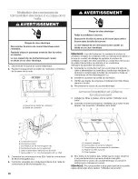 Предварительный просмотр 30 страницы Whirlpool UXL6036YSS0 Installation Instructions And Use & Care Manual