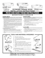Whirlpool UXT2030AAW Installation Instructions Manual preview