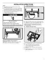 Preview for 7 page of Whirlpool UXT2030AD Installation Instructions And Use & Care Manual