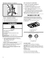 Preview for 10 page of Whirlpool UXT2030AD Installation Instructions And Use & Care Manual