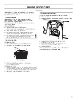 Preview for 11 page of Whirlpool UXT2030AD Installation Instructions And Use & Care Manual