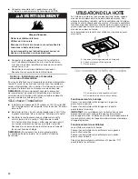 Preview for 22 page of Whirlpool UXT2030AD Installation Instructions And Use & Care Manual