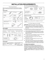 Предварительный просмотр 3 страницы Whirlpool UXT2030ADB0 Installation Instructions And Use & Care Manual