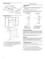 Предварительный просмотр 4 страницы Whirlpool UXT2030ADB0 Installation Instructions And Use & Care Manual