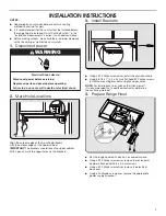 Предварительный просмотр 7 страницы Whirlpool UXT3030AD Installation Instructions And Use & Care Manual