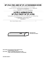 Whirlpool UXT3030AY Installation Instructions And Use & Care Manual preview