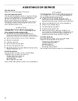 Preview for 10 page of Whirlpool UXT4030AD Installation Instructions And Use & Care Manual