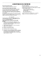 Preview for 21 page of Whirlpool UXT4030AD Installation Instructions And Use & Care Manual