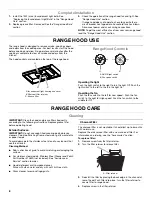 Preview for 8 page of Whirlpool UXT4030AY Installation Instructions And Use & Care Manual