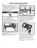 Предварительный просмотр 6 страницы Whirlpool UXT4130ADS Installation Instructions And Use & Care Manual