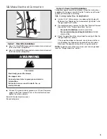 Предварительный просмотр 9 страницы Whirlpool UXT4130ADS Installation Instructions And Use & Care Manual