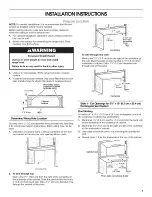 Предварительный просмотр 7 страницы Whirlpool UXT4230AAB0 Installation Instructions And Use & Care Manual