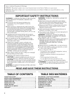 Preview for 2 page of Whirlpool UXT4230ADB0 Installation Instructions And Use & Care Manual