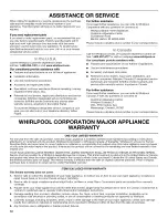 Preview for 12 page of Whirlpool UXT4230ADB0 Installation Instructions And Use & Care Manual