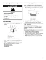 Предварительный просмотр 11 страницы Whirlpool UXT4830AAB Installation Instructions And Use & Care Manual