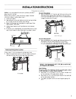 Preview for 7 page of Whirlpool UXT5230AY Installation Instructions And Use & Care Manual