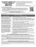 Preview for 32 page of Whirlpool UXT5230AY Installation Instructions And Use & Care Manual