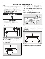 Preview for 6 page of Whirlpool UXT5230BD Installation Instructions And Use & Care Manual