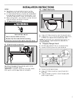 Предварительный просмотр 7 страницы Whirlpool UXT5230BFS Installation Instructions And Use & Care Manual