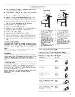 Предварительный просмотр 5 страницы Whirlpool UXT5530AAB Installation Instructions And Use & Care Manual