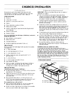 Предварительный просмотр 17 страницы Whirlpool UXT5530AAB Installation Instructions And Use & Care Manual