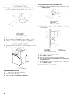 Предварительный просмотр 8 страницы Whirlpool UXW6530BS0 Use & Care Manual