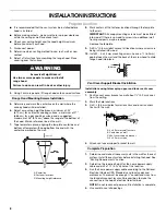 Предварительный просмотр 8 страницы Whirlpool UXW6530BSS Installation Instructions And Use And Care Manual