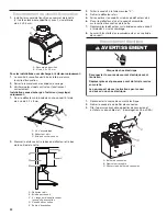 Предварительный просмотр 22 страницы Whirlpool UXW6530BSS0 Installation Instructions And Use & Care Manual