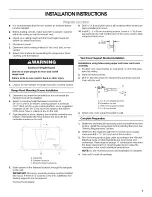 Предварительный просмотр 7 страницы Whirlpool UXW7324BSS0 Installation Instructions And Use & Care Manual