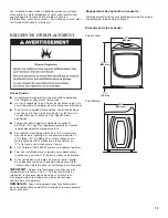 Предварительный просмотр 19 страницы Whirlpool Vantage WGD7990X Installation Instructions Manual