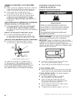 Предварительный просмотр 24 страницы Whirlpool Vantage WGD7990X Installation Instructions Manual