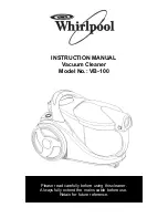 Preview for 1 page of Whirlpool VB-100 Instruction Manual