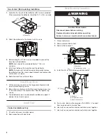 Предварительный просмотр 8 страницы Whirlpool Ventilation Hood Installation And Use Manual