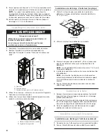 Предварительный просмотр 22 страницы Whirlpool Ventilation Hood Installation And Use Manual