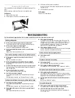 Preview for 13 page of Whirlpool VSF315PEMQ3 Use & Care Manual