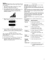 Preview for 7 page of Whirlpool W10017570 Use And Care Manual