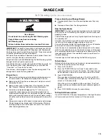 Preview for 13 page of Whirlpool W10017570 Use And Care Manual