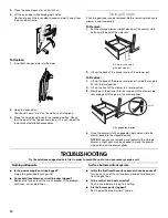 Preview for 16 page of Whirlpool W10017570 Use And Care Manual