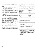 Preview for 12 page of Whirlpool W10017610 Use And Care Manual