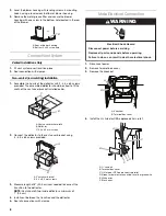 Предварительный просмотр 8 страницы Whirlpool W10018010 Installation Instructions And Use & Care Manual